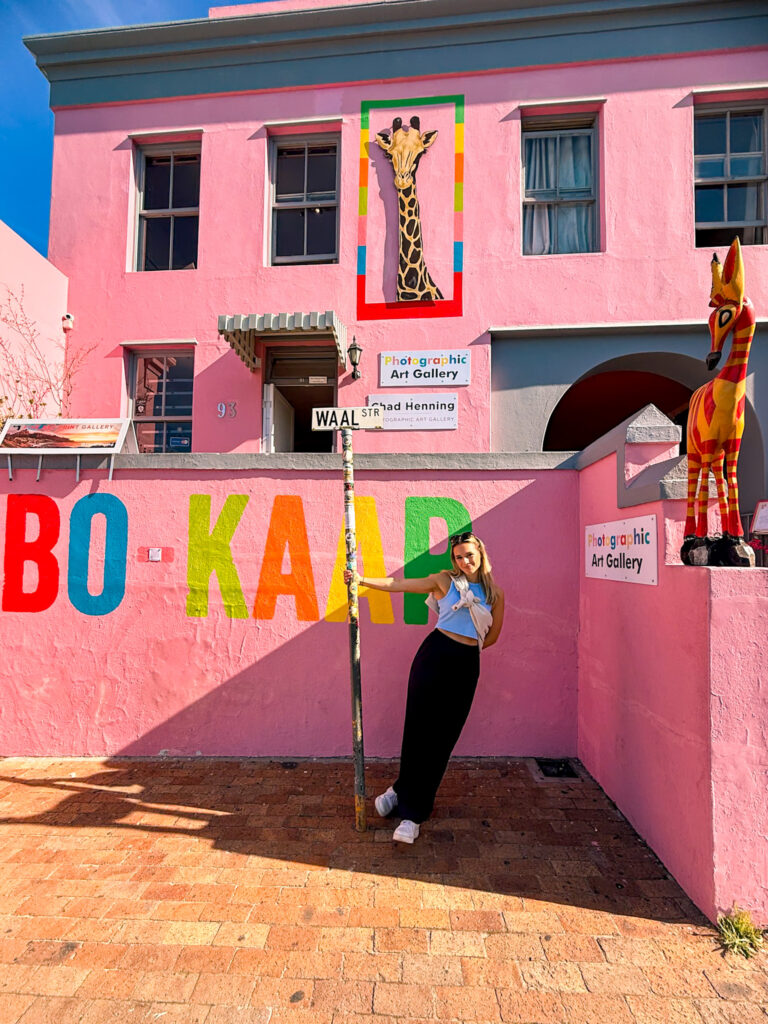 Bunte Häuser im Stadtviertel Bo-Kaap